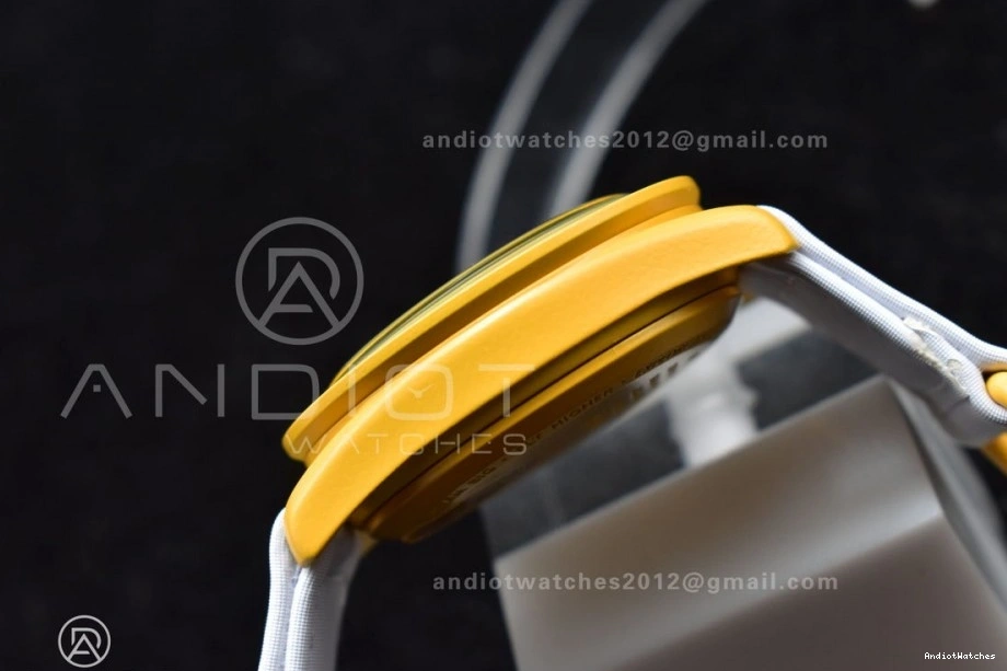 Omega x Sun 1185 to Strap Bioceramic on Mission Moonwatch the Swatch Quartz Nylon Attractive 0416